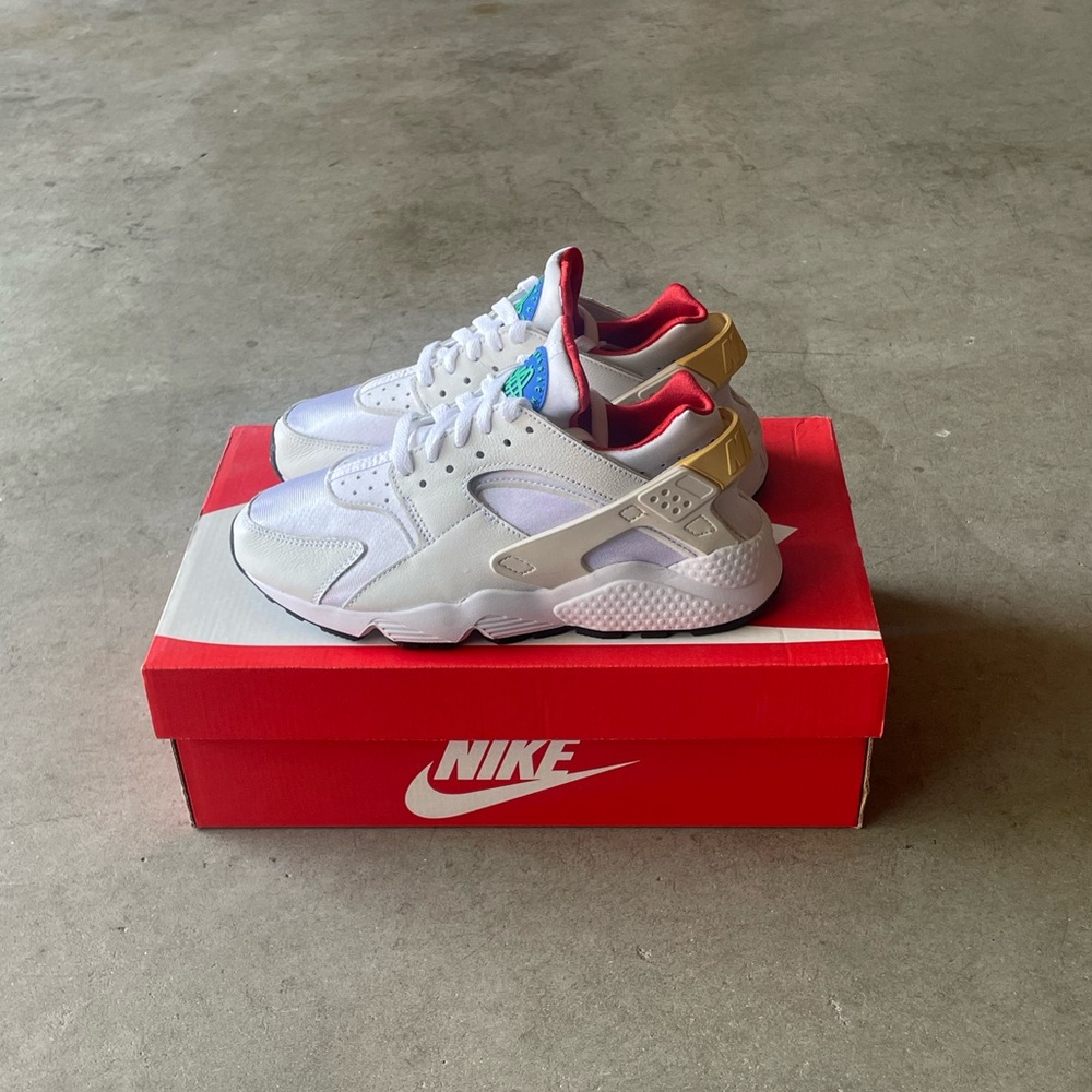 Nike Air Huarache 'White Phantom' Classic Running Sneakers/Shoes 7 Womens